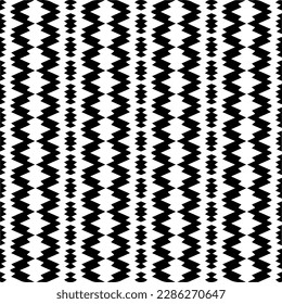 Patrones abstractos en blanco y negro.Patrón de repetición monocromo sin foco para páginas web, texturas, tarjetas, afiches, tejidos, textiles.