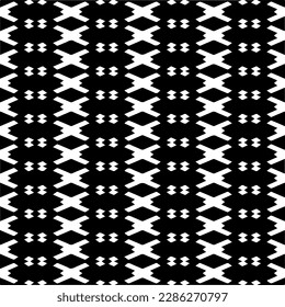 Black and white abstract patterns.Seamless monochrome repeating pattern for web page, textures, card, poster, fabric, textile.