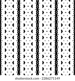 Patrones abstractos en blanco y negro.Patrón de repetición monocromo sin foco para páginas web, texturas, tarjetas, afiches, tejidos, textiles.
