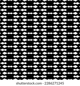 Black and white abstract patterns.Seamless monochrome repeating pattern for web page, textures, card, poster, fabric, textile.