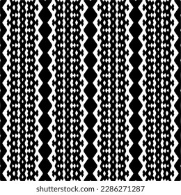 Black and white abstract patterns.Seamless monochrome repeating pattern for web page, textures, card, poster, fabric, textile.