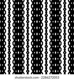 Black and white abstract patterns.Seamless monochrome repeating pattern for web page, textures, card, poster, fabric, textile.