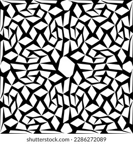 Black and white abstract patterns.Seamless monochrome repeating pattern for web page, textures, card, poster, fabric, textile.