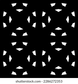 Black and white abstract patterns.Seamless monochrome repeating pattern for web page, textures, card, poster, fabric, textile.