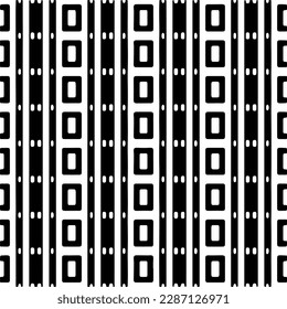 
Schwarz-Weiß abstrakte Muster.Nahtlose monochrome Wiederholung Muster für Webseiten, Texturen, Karten, Poster, Gewebe, Textilien.
