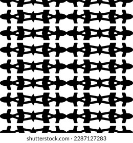 
Schwarz-Weiß abstrakte Muster.Nahtlose monochrome Wiederholung Muster für Webseiten, Texturen, Karten, Poster, Gewebe, Textilien.
