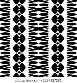 
Black and white abstract patterns.Seamless monochrome repeating pattern for web page, textures, card, poster, fabric, textile.