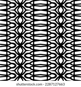 
Black and white abstract patterns.Seamless monochrome repeating pattern for web page, textures, card, poster, fabric, textile.