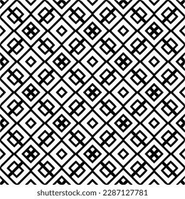 
Patrones abstractos en blanco y negro.Patrón de repetición monocromo sin foco para páginas web, texturas, tarjetas, afiches, tejidos, textiles.