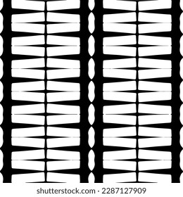 
Patrones abstractos en blanco y negro.Patrón de repetición monocromo sin foco para páginas web, texturas, tarjetas, afiches, tejidos, textiles.