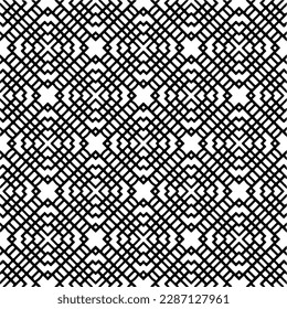 
Black and white abstract patterns.Seamless monochrome repeating pattern for web page, textures, card, poster, fabric, textile.