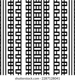 
Patrones abstractos en blanco y negro.Patrón de repetición monocromo sin foco para páginas web, texturas, tarjetas, afiches, tejidos, textiles.