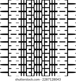 
Black and white abstract patterns.Seamless monochrome repeating pattern for web page, textures, card, poster, fabric, textile.