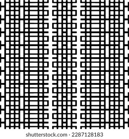 
Black and white abstract patterns.Seamless monochrome repeating pattern for web page, textures, card, poster, fabric, textile.