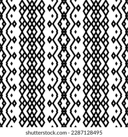 
Black and white abstract patterns.Seamless monochrome repeating pattern for web page, textures, card, poster, fabric, textile.