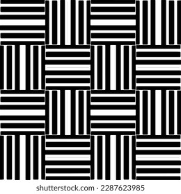 Black and white abstract patterns.Seamless monochrome repeating pattern for web page, textures, card, poster, fabric, textile.