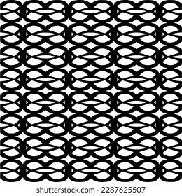 Black and white abstract patterns.Seamless monochrome repeating pattern for web page, textures, card, poster, fabric, textile.