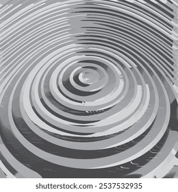 Black and white abstract rotated lines.vortex form. Geometric art. Design element. Digital image with a psychedelic stripes.Design element for prints, web, template