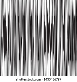 Black and White Abstract Rough Hatching Grunge Drawing Texture, Ink Shabby Grid with Lines, Noise and Strokes