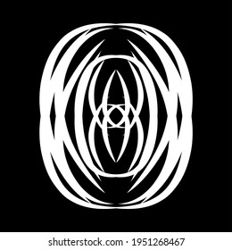 black and white abstract scribbles for tattoos