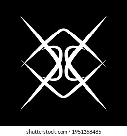 black and white abstract scribbles for tattoos