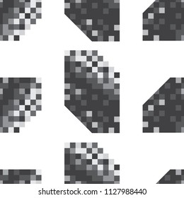 black and white abstract seamless flat vector background