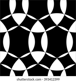 black and white abstract seamless vector  pattern