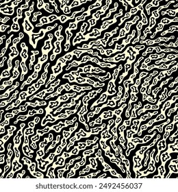 Patrón de Formas abstractas en blanco y negro