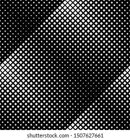 Black and white abstract square pattern background - monochrome vector graphic from squares