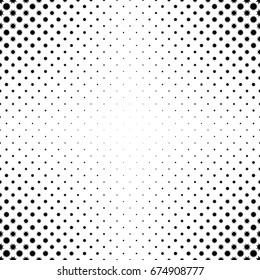 Black and white abstract star pattern - geometrical monochrome vector background design from polygonal shapes