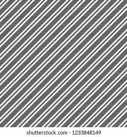 Black white abstract striped seamless pattern. Vector illustration.