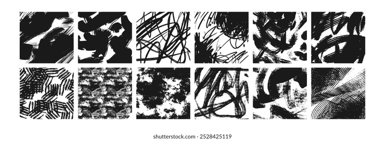 Black and white abstract style. Texture background. Trendy vector illustration.