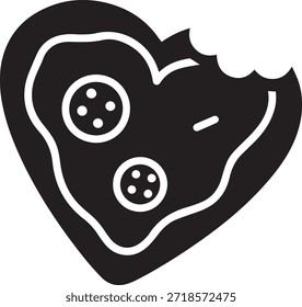 Black and white abstract of a stylized face with dots and lines