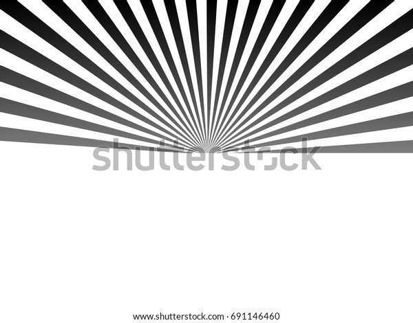 Black White Abstract Sunburst Background Gradient Stock