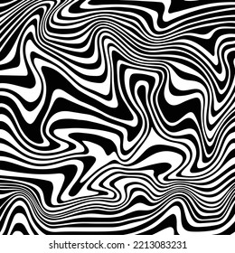 black white abstract swirl background vector pattern