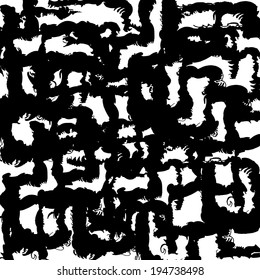 Black and white abstract texture