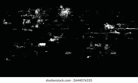 uma textura abstrata preta e branca com pontos de luz espalhados criando uma aparência granulada e angustiada