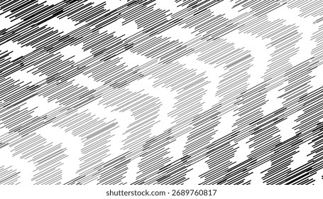 Patrón de transición abstracto en blanco y negro con forma de flechas afiladas para un fondo deportivo y moderno. Ilustración de formato de Vector 