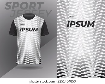 black white abstract tshirt sports jersey design for football soccer racing gaming motocross cycling running
