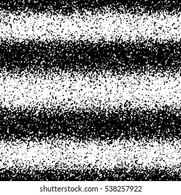 Black and White Abstract Uneven Background Texture. Vector Shabby Illustration with Black and White Lines, Dots and Noise.