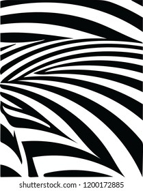 Black and white abstract vector background with visual effect for many creative ideas