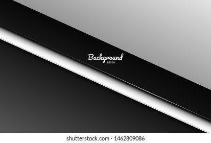 Black and white abstract vector background Modern geometric design concepts
