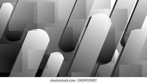 Black and white abstract vector background. Black and white vector and illustration.