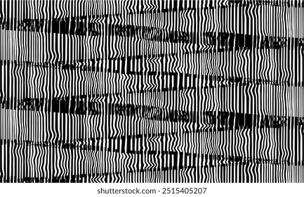 Black and white abstract vector diagonal zigzag lines: geometric pattern for fabric prints and wall art.