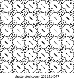 Image vectorielle abstraite en noir et blanc. Texture élégante avec des figures de lignes pour page web, textures, carte, affiche, tissu. Conception extensible monochrome. Motif monochrome.