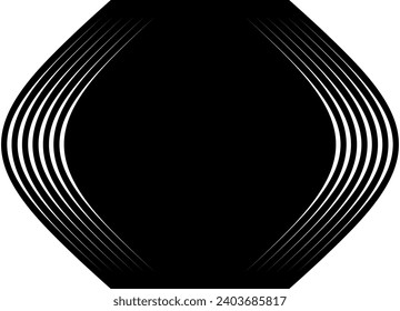 Black and white Abstract vector pattern in retro style. The basis for your design. Vector background