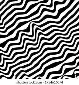 fondo de movimiento de onda abstracta en blanco y negro.