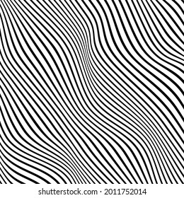 fondo de movimiento de onda abstracta en blanco y negro.