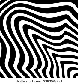black and white abstract wave moving background.