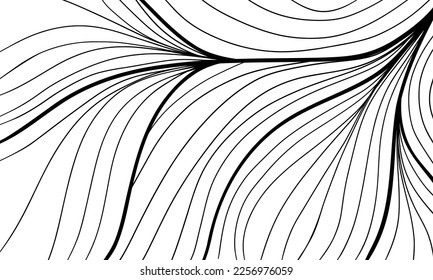 fondo ondulado abstracto negro y blanco